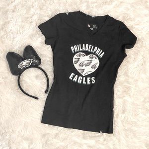 Girls Philadelphia Eagles T-shirt & Headband